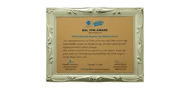 Bal TPM Award